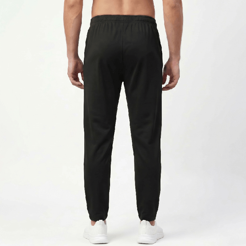Black Track Pants for Men | Mensra Track Pants for Men | Gym Track Pants for Men