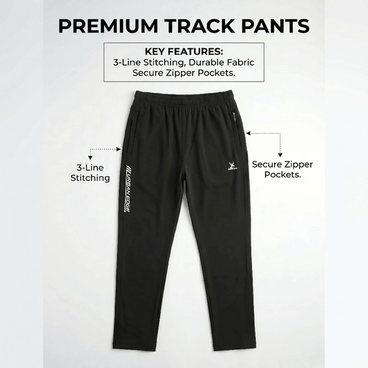 Black Track Pant for men